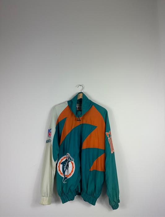 Vintage 90’s Miami Dolphins NFL Pro Line Windbreaker Jacket